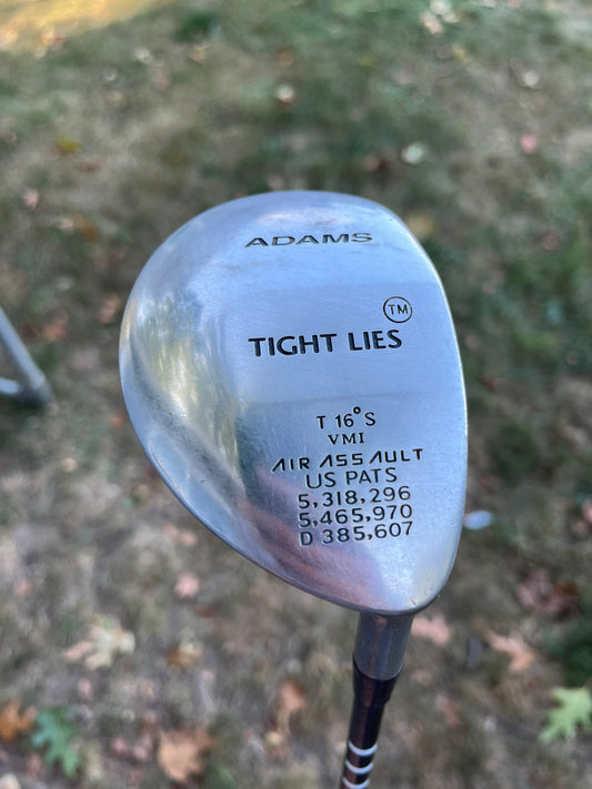 Adams Tight Lies Air Assault 3-Wood 16° Regular Flex 43″
