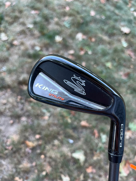 Cobra King Utility Black 4-Iron 22.5° Recoil F4 Stiff Flex 39″ NICE