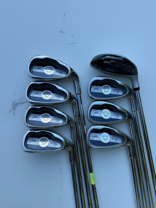 John Daly Stainless Iron Set 3H, 4-PW Regular Flex NICE