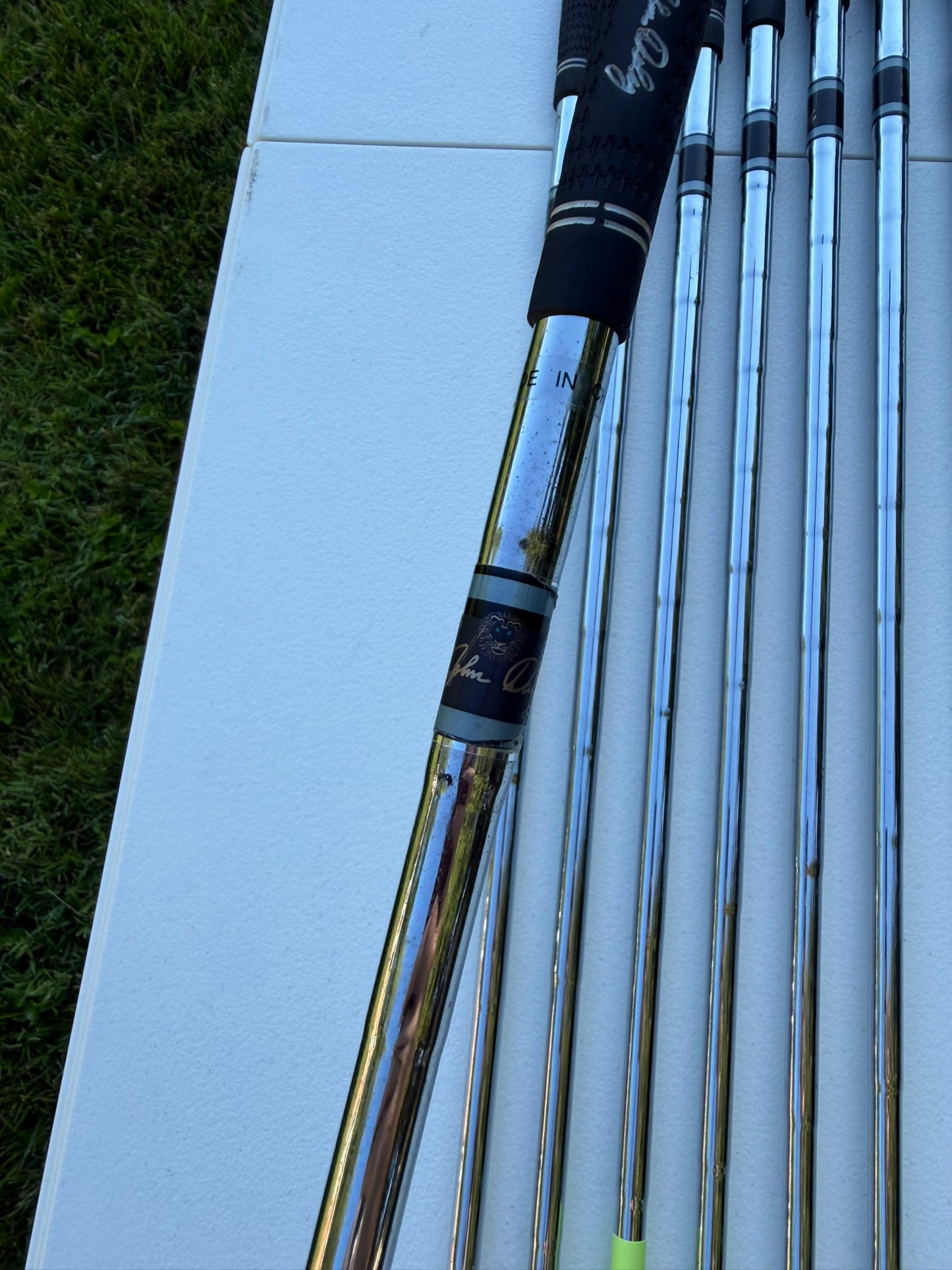 John Daly Stainless Iron Set 3H, 4-PW Regular Flex NICE