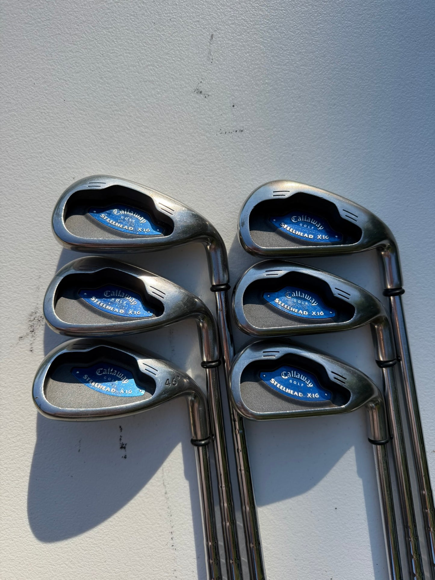 Callaway Steelhead X-16 Iron Set 5-PW Regular Flex +1/2" NICE