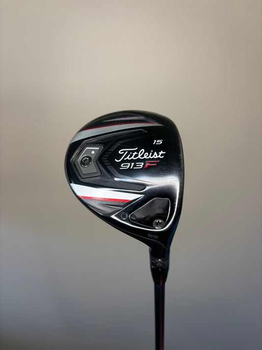Titleist 913F 3-Wood 15° Diamana D+ 82g Stiff Flex 42.5″ +HC NICE