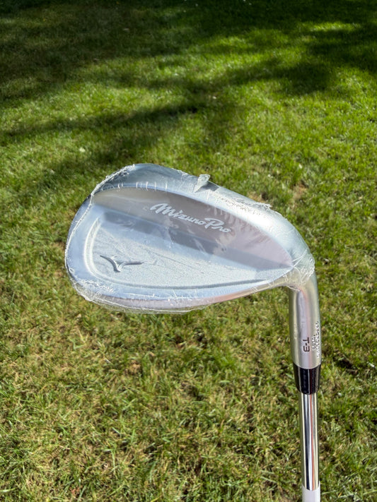 Mizuno Pro T-3 Soft White Satin Lob Wedge 58° / 12 KBS Wedge Flex 35.25" NEW