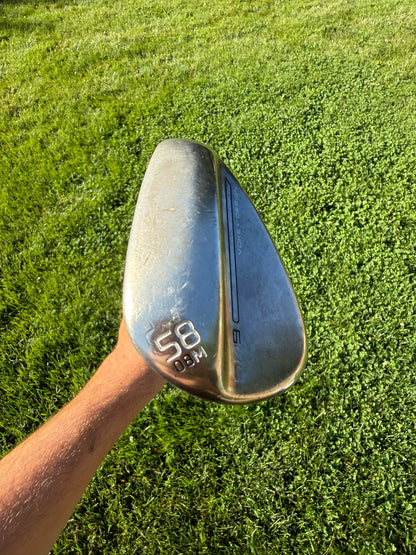 Photo of Titleist Vokey SM9 Brushed Steel Lob Wedge 58° Wedge Flex