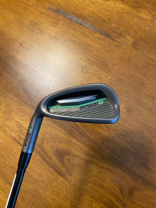 Ping Prodi G 7-Iron Green Dot Stock Prodi G Youth Flex Lefty 32" NICE
