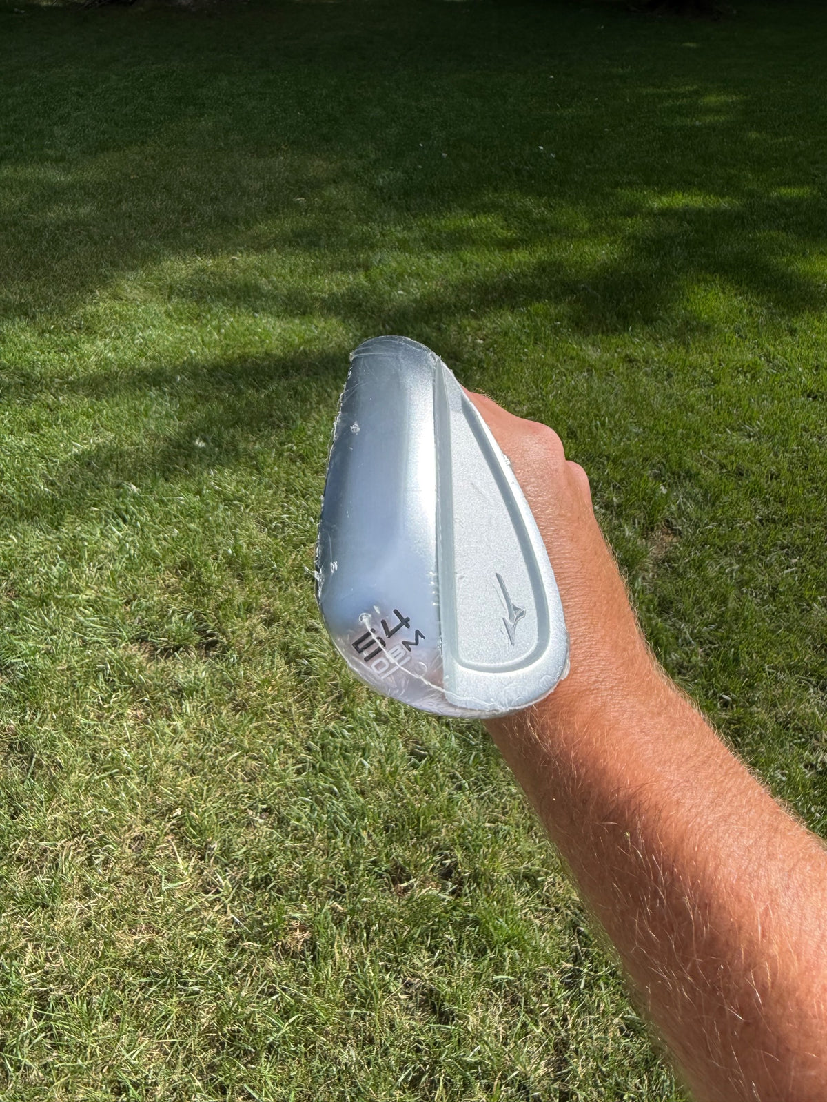 Mizuno Pro T-3 Soft White Satin Sand Wedge 54° / 8 KBS Wedge Flex 35.25" NEW — photo 3