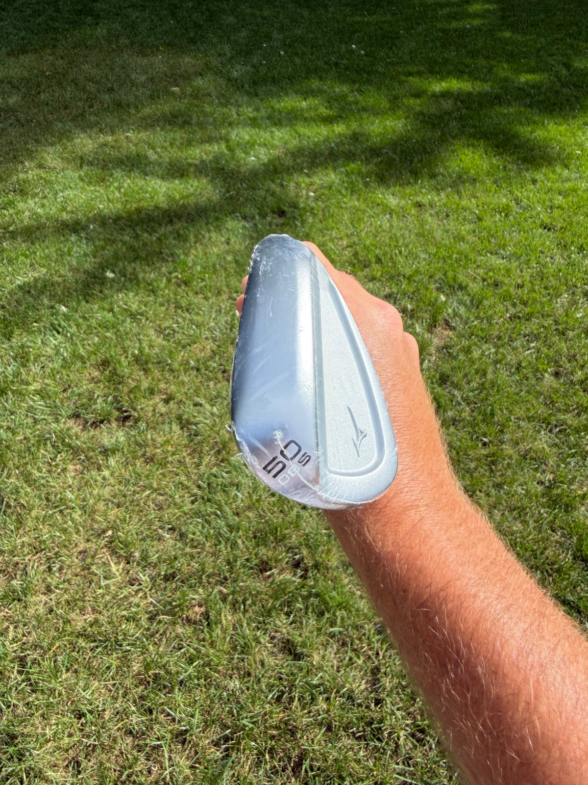 Mizuno Pro T-3 Soft White Satin Gap Wedge 50° / 8 KBS Wedge Flex 35.5" NEW — photo 3