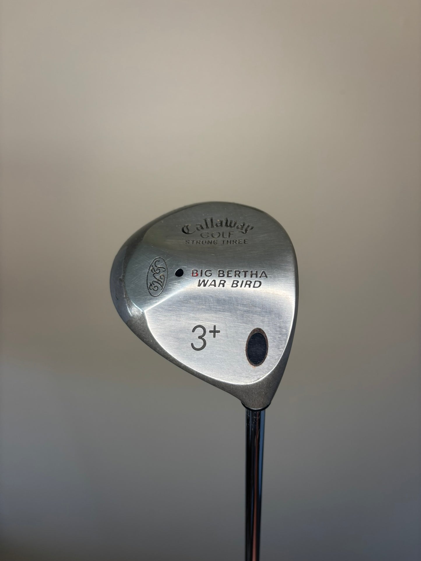 Callaway Big Bertha War Bird Strong 3-Wood Rifle X-Stiff Flex 42.75″ +HC NICE