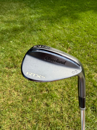 Cleveland RTX 4 Black Satin Sand Wedge 54° / 10 R300 Regular Flex 35.5" NICE