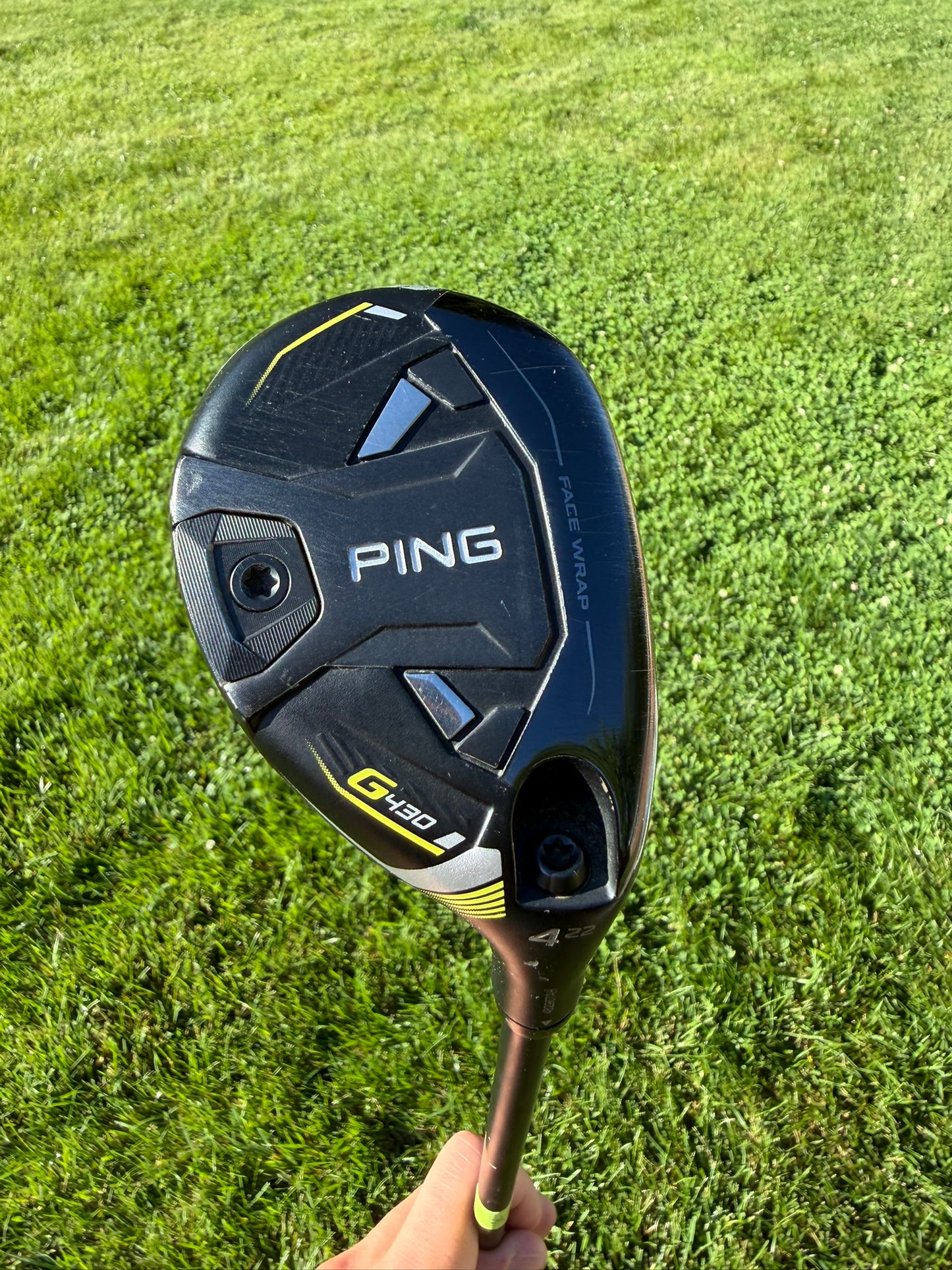 Ping G430 4 Hybrid 22° Alta CB Black 70 Regular Flex 39.5" +HC NICE