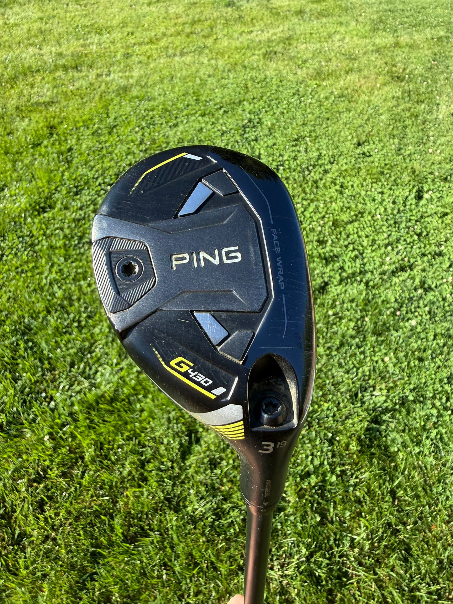 Ping G430 3 Hybrid 19° Alta CB Black 70 Regular Flex 39.75" +HC NICE