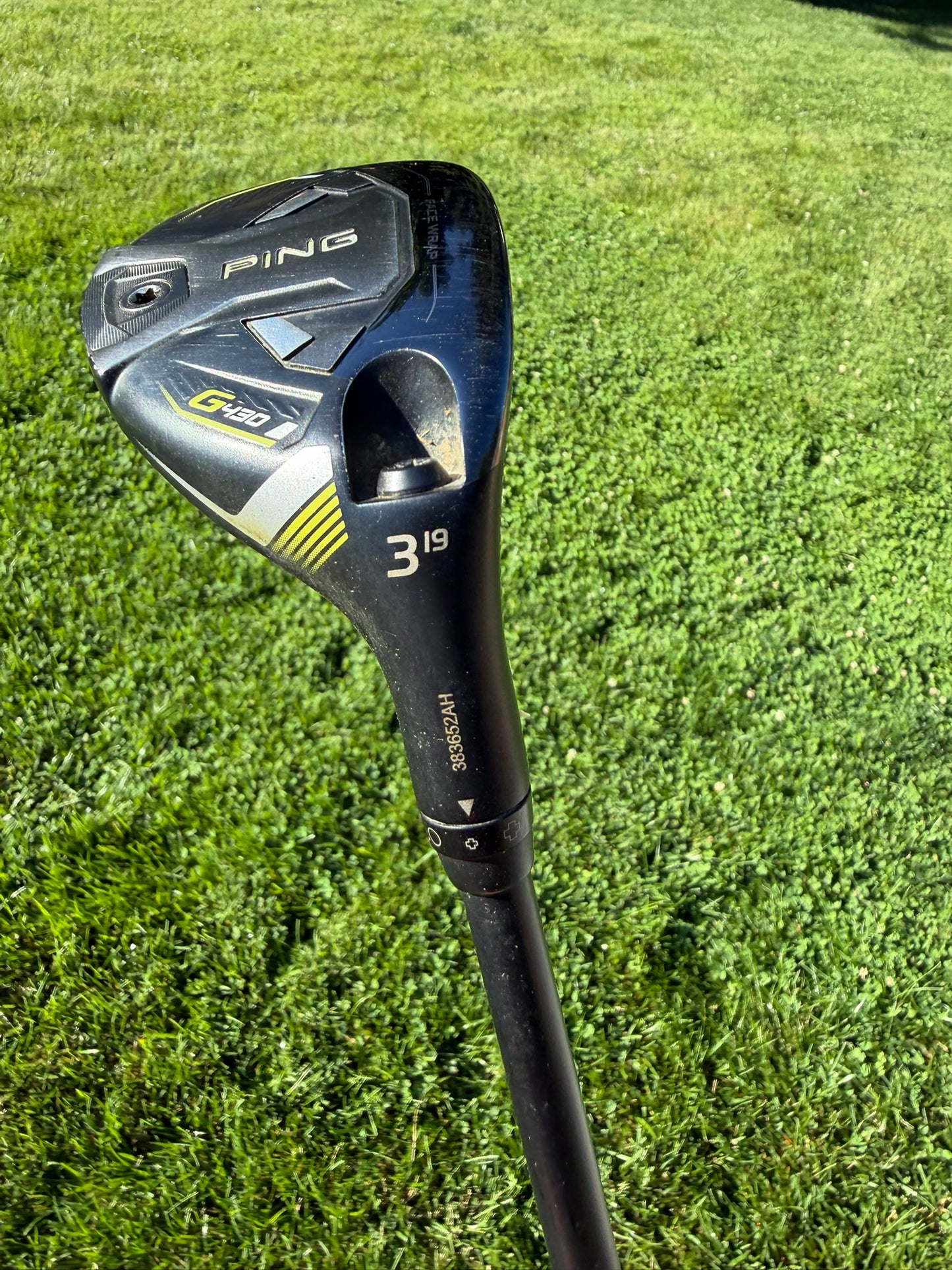 Ping G430 3 Hybrid 19° Alta CB Black 70 Regular Flex 39.75" +HC NICE