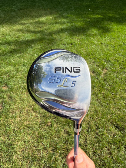 Ping G5 Ladies 5-Wood 22° ULT 50F Ladies Flex 41.75" NICE