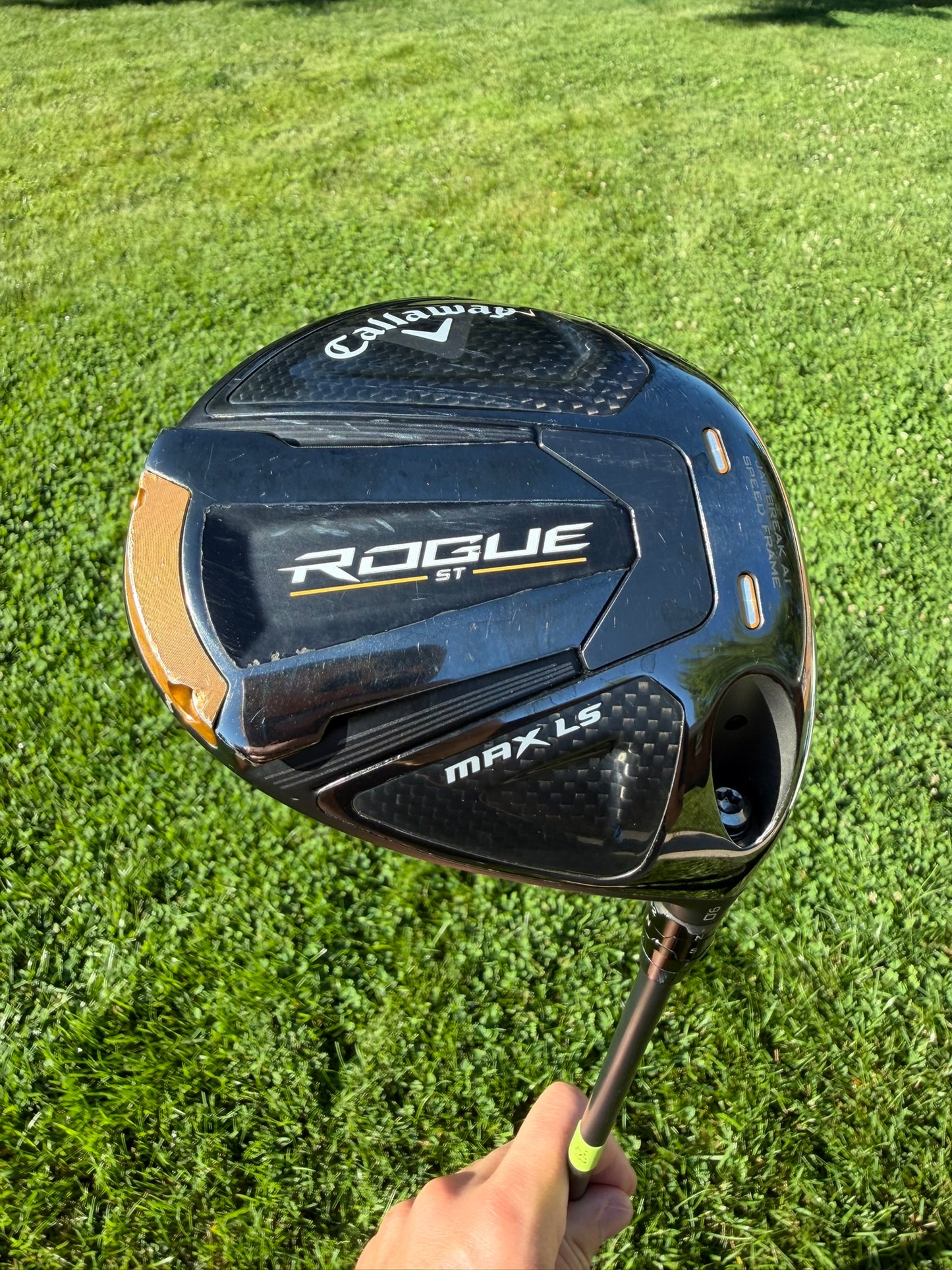 Callaway Rogue ST Max LS Driver 9° Hzrdus Smoke Extra Stiff Flex 45.25" +HC NICE